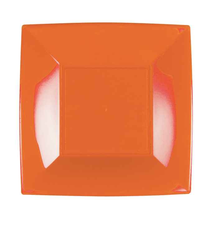 Talerz Plastikowe Płaski Orange Nice PP 230mm (25 Sztuk) Talerz Plastikowe Płaski Orange Nice PP 230mm (25 Sztuk)