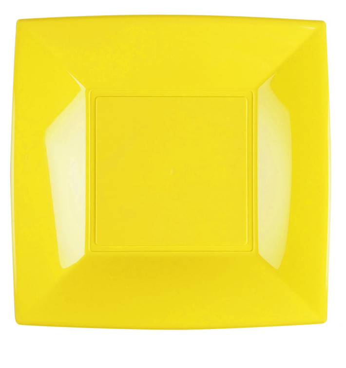Talerz Plastikowe Płaski Żółty Nice PP 290mm (12 Sztuk) Talerz Plastikowe Płaski Żółty Nice PP 290mm (12 Sztuk)