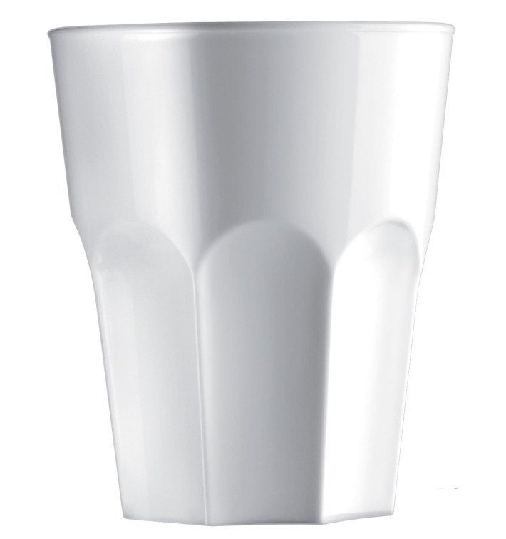 Kubki Wielokrotnego Użytku SAN "Granity" Białe 400 ml (75 Sztuk) Kubki Wielokrotnego Użytku SAN "Granity" Białe 400 ml (75 Sztuk)