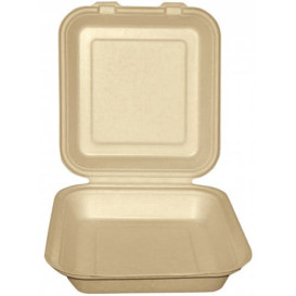 Opakowania MenuBox Trzciny Cukrowej Naturalne 20x20x7,5cm (50 Sztuk)