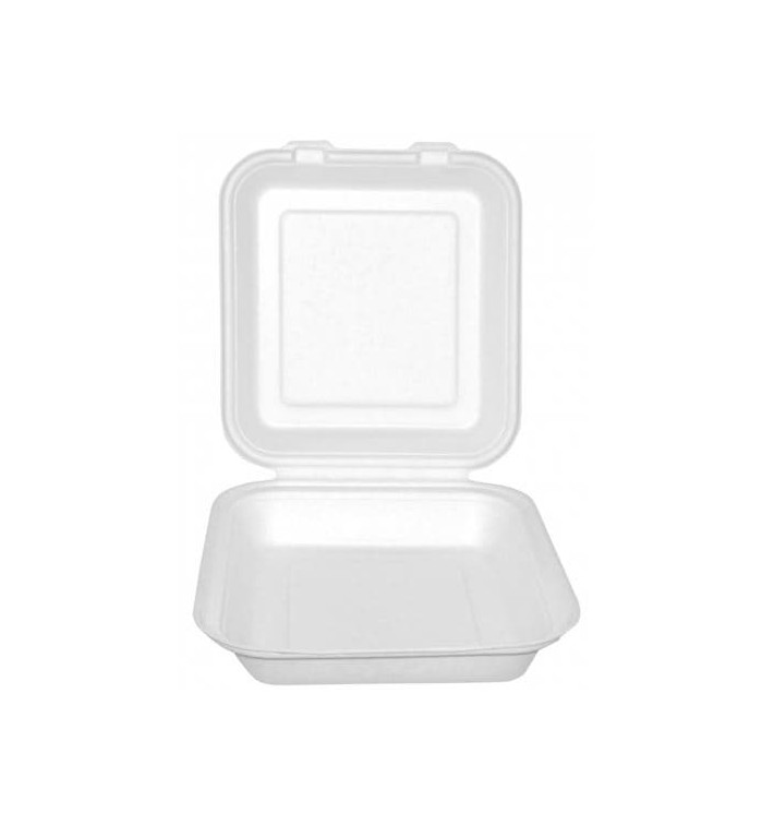 Opakowania MenuBox Trzciny Cukrowej Białe 20x20x7,5cm (50 Sztuk) Opakowania MenuBox Trzciny Cukrowej Białe 20x20x7,5cm (50 Sztuk)