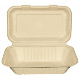 Opakowania MenuBox Trzciny Cukrowej Naturalne 225x165x64mm (50 Sztuk)
