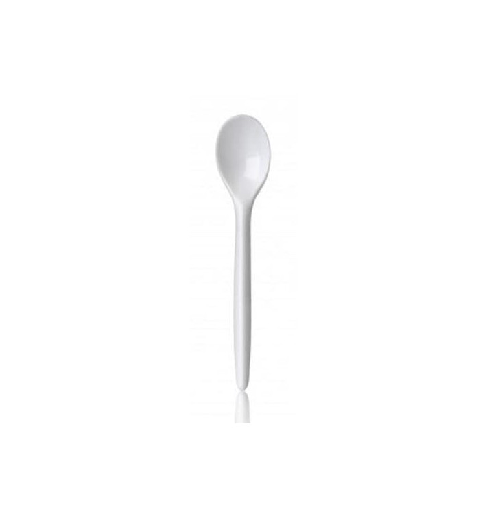 Łyżeczki Plastikowe Luxuri Białe 123 mm (100 Sztuk) Łyżeczki Plastikowe Luxuri Białe 123 mm (100 Sztuk)