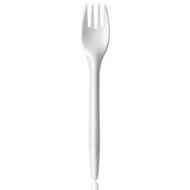 Widelczyki Plastikowe Luxuri Białe 175 mm (2000 Sztuk)