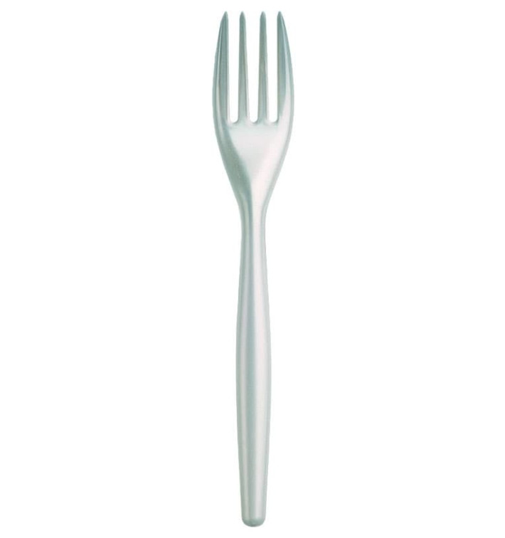 Widelczyki Plastikowe Easy PS Białe Perełka 180mm (500 Sztuk) Widelczyki Plastikowe Easy PS Białe Perełka 180mm (500 Sztuk)