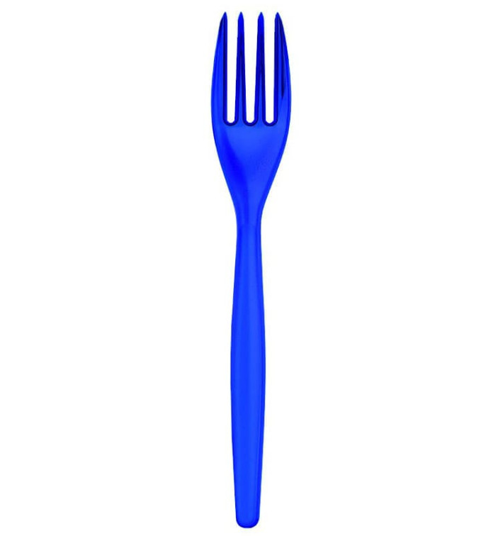 Widelczyki Plastikowe Easy PS Niebieski Perełka 180mm (20 Sztuk) Widelczyki Plastikowe Easy PS Niebieski Perełka 180mm (20 Sztuk)