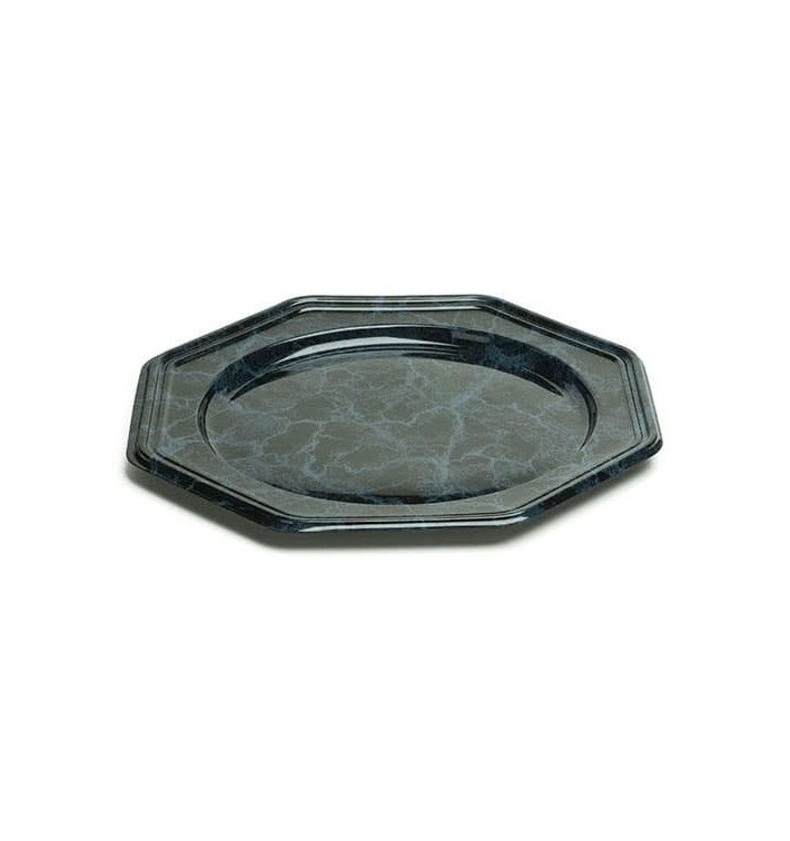 Podtalerz Plastikowy PET Ośmioboczny Marmur 30 cm (50 Sztuk) Podtalerz Plastikowy PET Ośmioboczny Marmur 30 cm (50 Sztuk)