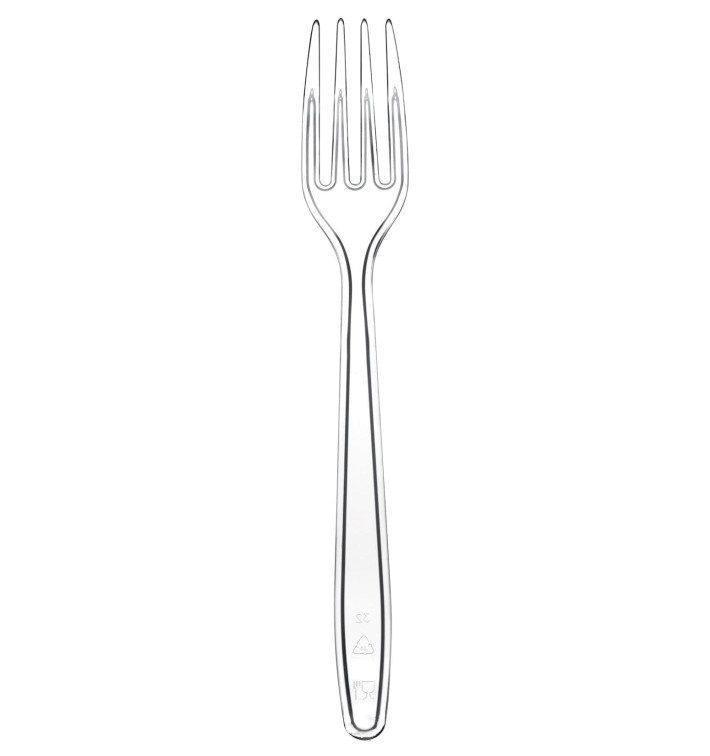Widelczyki Plastikowe Easy PS Przezroczyste 175mm (100 Sztuk) Widelczyki Plastikowe Easy PS Przezroczyste 175mm (100 Sztuk)