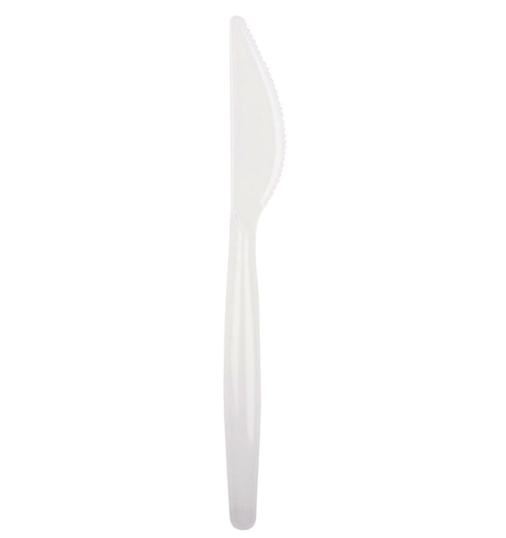 Nóż Plastikowi Easy PS Białe 185mm (20 Sztuk) Nóż Plastikowi Easy PS Białe 185mm (20 Sztuk)