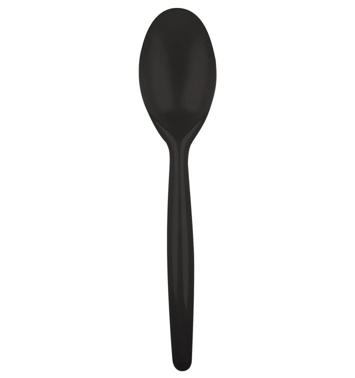 Łyżka Plastikowe Easy PS Czarni 185 mm (20 Sztuk) Łyżka Plastikowe Easy PS Czarni 185 mm (20 Sztuk)