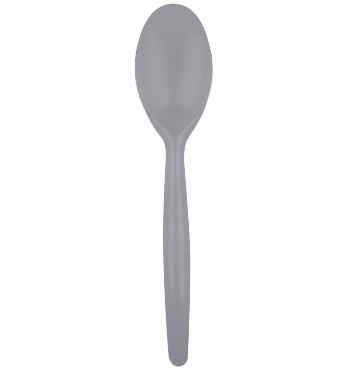 Łyżka Plastikowe Easy PS Szare 185 mm (500 Sztuk) Łyżka Plastikowe Easy PS Szare 185 mm (500 Sztuk)