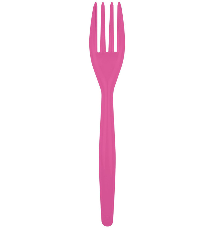 Widelczyki Plastikowe Easy PS Fuchsia 180mm (500 Sztuk) Widelczyki Plastikowe Easy PS Fuchsia 180mm (500 Sztuk)
