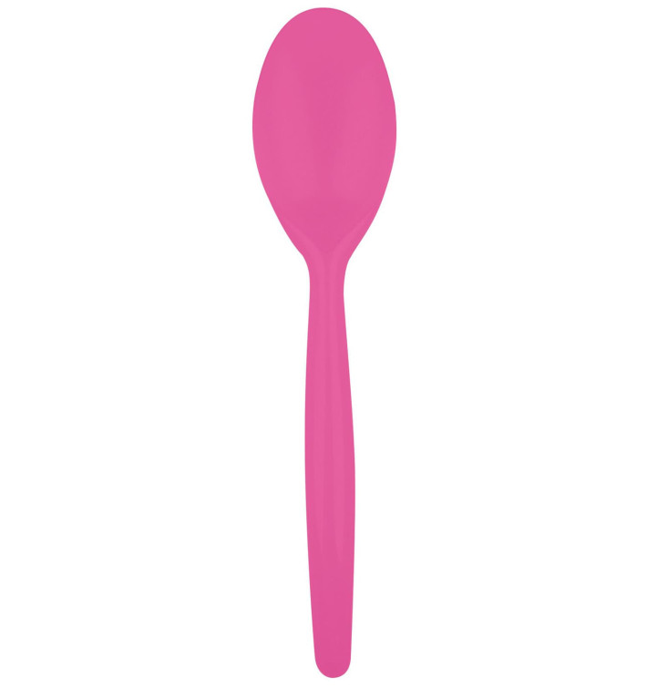 Łyżka Plastikowe Easy PS Fuchsia 185 mm (20 Sztuk) Łyżka Plastikowe Easy PS Fuchsia 185 mm (20 Sztuk)