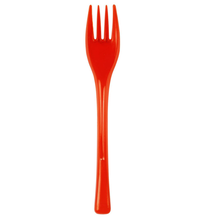 Widelczyki Plastikowe Fly Czerwerne Przezroczyste 140mm (3000 Sztuk) Widelczyki Plastikowe Fly Czerwerne Przezroczyste 140mm (3000 Sztuk)