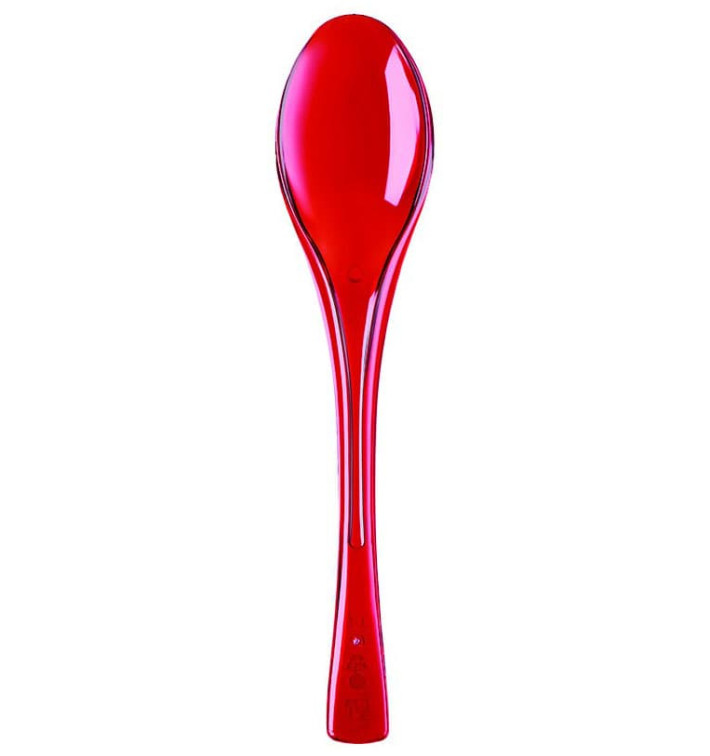 Łyżka Plastikowe Fly Czerwerne Przezroczyste 145mm (50 Sztuk) Łyżka Plastikowe Fly Czerwerne Przezroczyste 145mm (50 Sztuk)