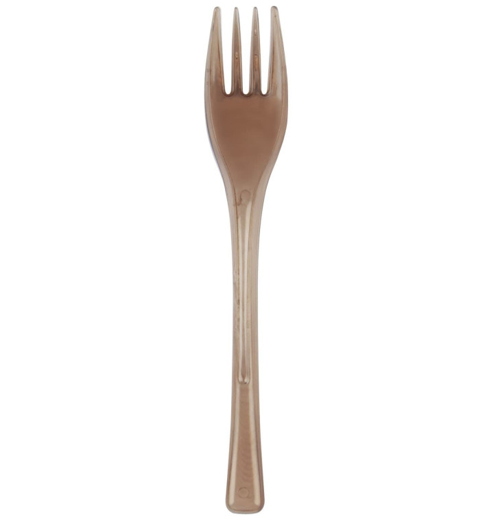 Widelczyki Plastikowe Fly Brązowe Przezroczyste 140mm (3000 Sztuk) Widelczyki Plastikowe Fly Brązowe Przezroczyste 140mm (3000 Sztuk)
