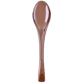Łyżka Plastikowe Fly Brązowe Przezroczyste 145mm (3000 Sztuk)