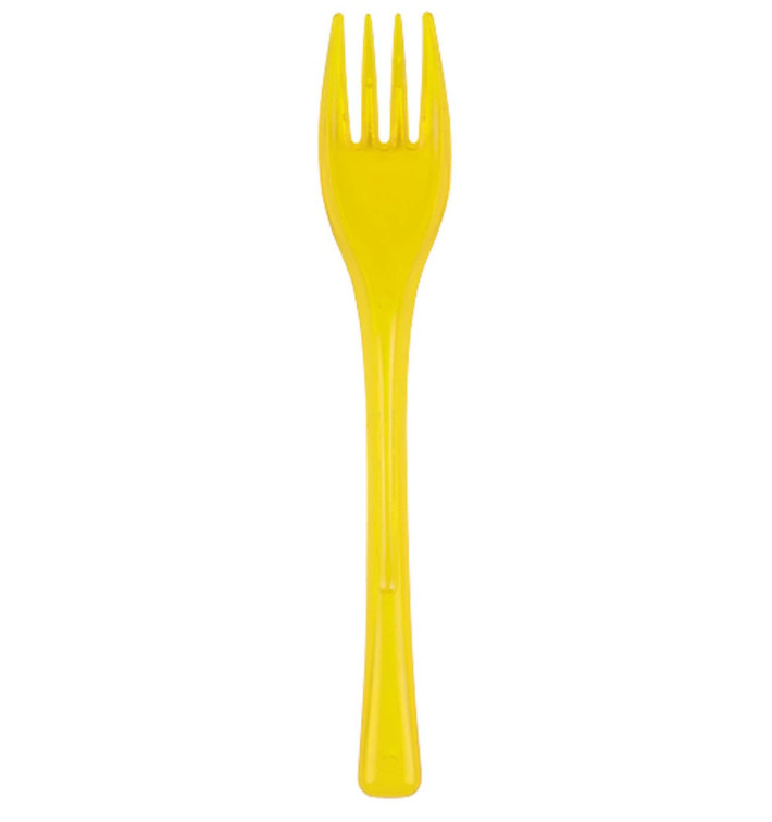 Widelczyki Plastikowe Fly Żółty Przezroczyste 140mm (50 Sztuk) Widelczyki Plastikowe Fly Żółty Przezroczyste 140mm (50 Sztuk)