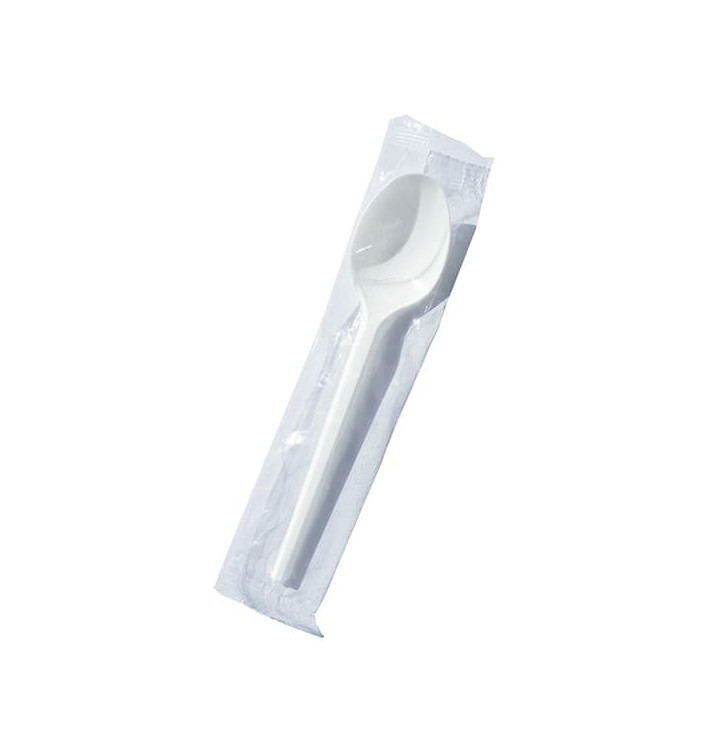 Łyżeczki Plastikowe PS Białe 125mm Zawinięti w Folii (2.000 Sztuk) Łyżeczki Plastikowe PS Białe 125mm Zawinięti w Folii (2.000 Sztuk)