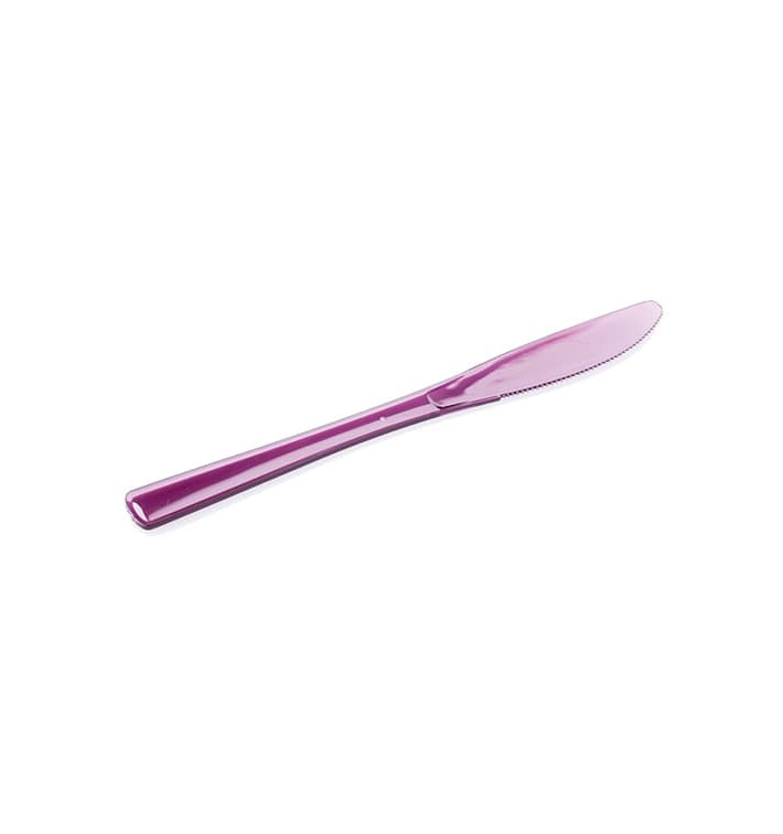 Nóż Plastikowi Premium Bakłażan 200mm (250 Sztuk) Nóż Plastikowi Premium Bakłażan 200mm (250 Sztuk)