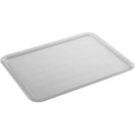 Tacki Plastikowe Tray Białe 37x50cm (4 Sztuk)