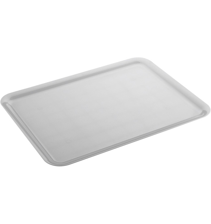 Tacki Plastikowe Tray Białe 37x50cm (24 Sztuk) Tacki Plastikowe Tray Białe 37x50cm (24 Sztuk)