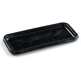 Tacki Plastikowe Prostokątny Marmur 35X16 cm (5 Sztuk)