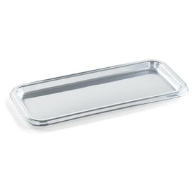 Tacki Plastikowe Prostokątny Srebro 35X16 cm (5 Sztuk)