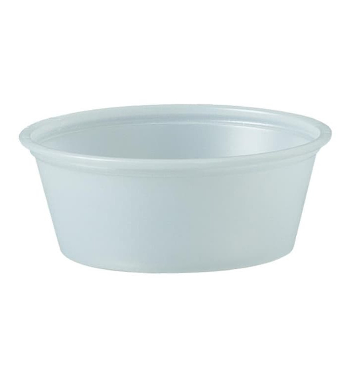 Miski na Sos PS Przezroczyste 44ml Ø6,6cm (2500 Sztuk) Miski na Sos PS Przezroczyste 44ml Ø6,6cm (2500 Sztuk)