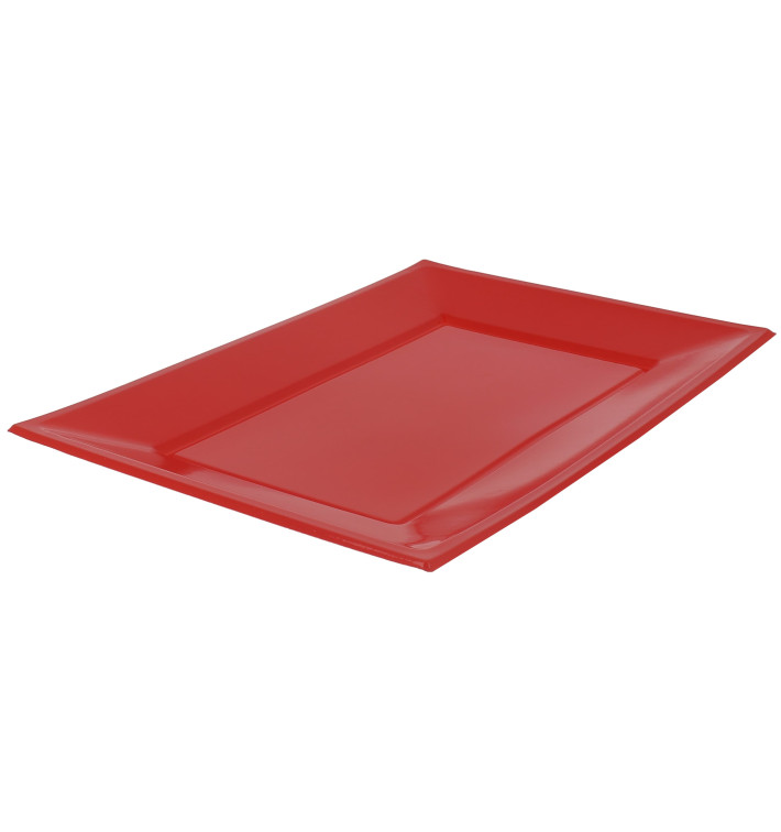 Tacki Plastikowe Czerwerne 330x225mm (3 Sztuk) Tacki Plastikowe Czerwerne 330x225mm (3 Sztuk)