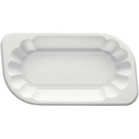 Tacki Plastikowe PS Białe 175x95x30mm 250ml (1500 Sztuk)