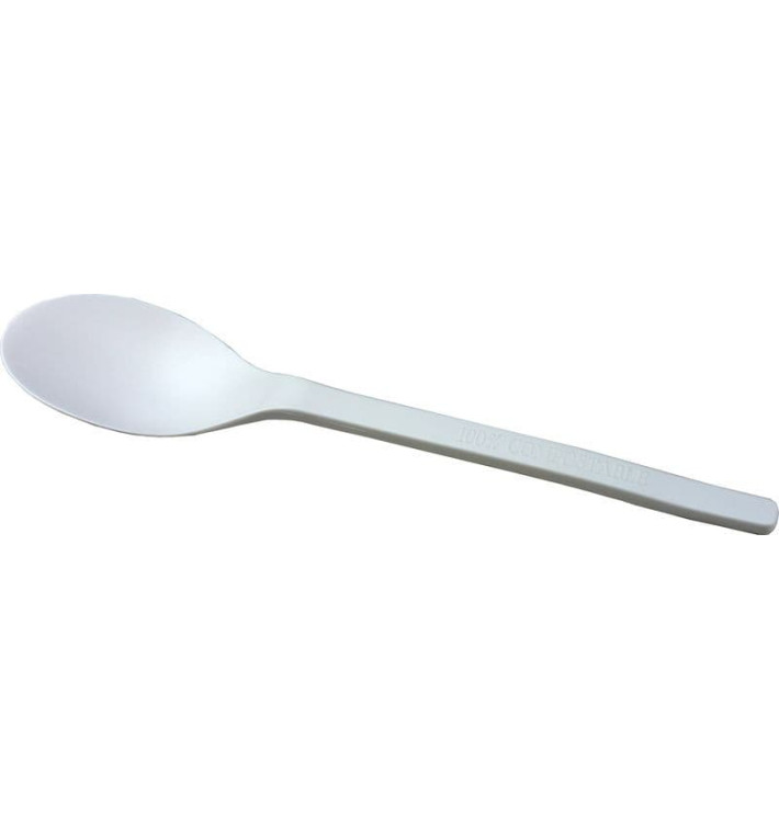 Łyżka Biodegradowalny CPLA Białe 155mm (1000 Sztuk) Łyżka Biodegradowalny CPLA Białe 155mm (1000 Sztuk)