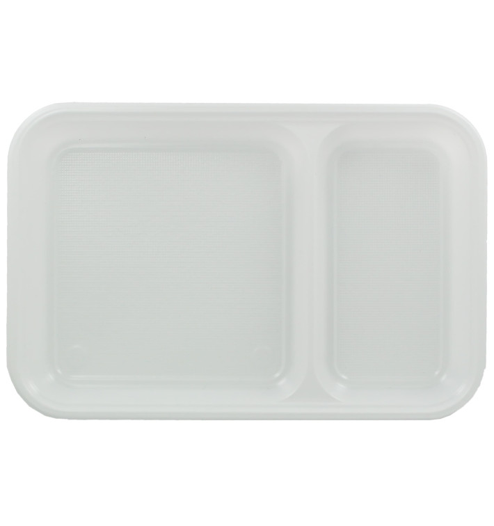 Tacki Plastikowe PS Białe 2C 270x180mm (50 Sztuk) Tacki Plastikowe PS Białe 2C 270x180mm (50 Sztuk)