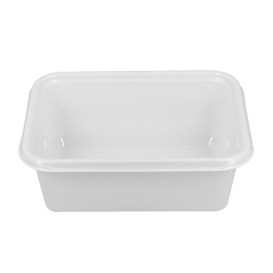 Tacki Plastikowe PS Białe 127x91x42mm 300ml (100 Sztuk)