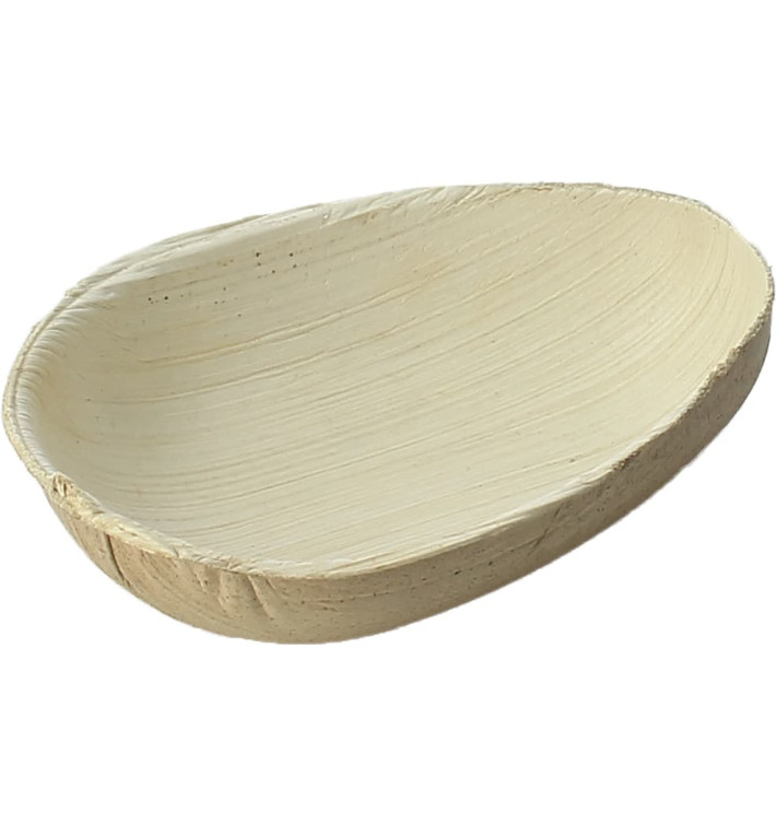 Mini Miski Liści Palmowych Ø8cm (750 Sztuk) Mini Miski Liści Palmowych Ø8cm (750 Sztuk)