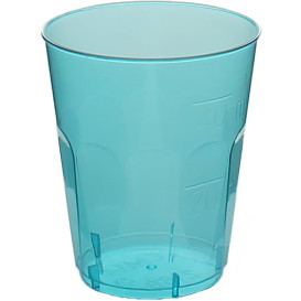 Kubki Plastikowe Kieliszki do Shotów "Diament" PS Szkło Niebieski 50ml (20 Sztuk)