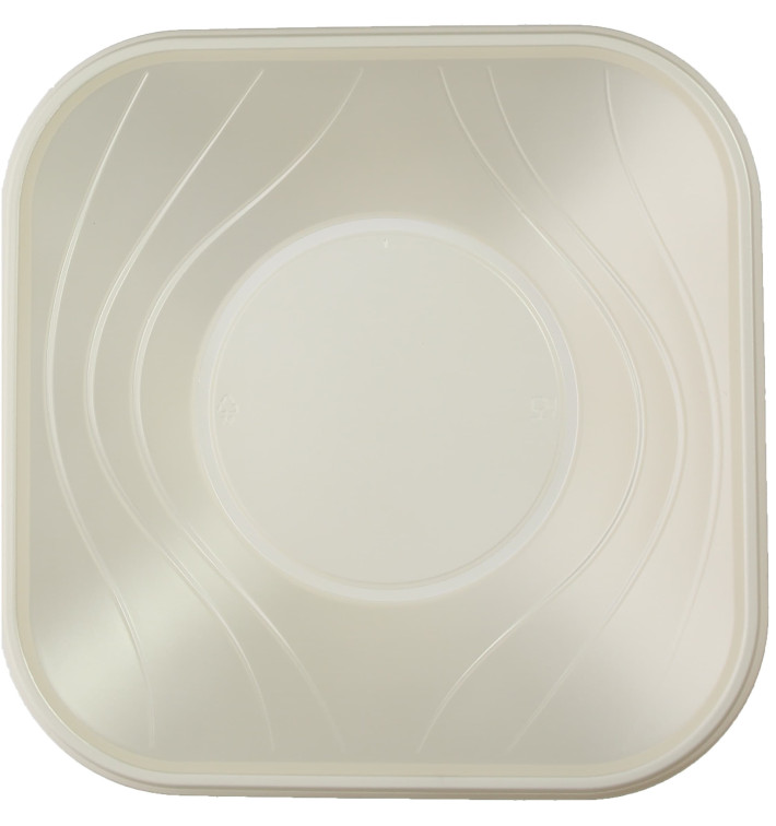 Miski Plastikowe PP Kwadratowi "X-Table" Perła 18x18cm (8 Sztuk) Miski Plastikowe PP Kwadratowi "X-Table" Perła 18x18cm (8 Sztuk)