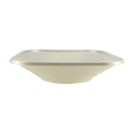 Miski Plastikowe PP Kwadratowi "X-Table" Perła 18x18cm (8 Sztuk)