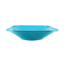 Miski Plastikowe PP Kwadratowi "X-Table" Turkusowe 18x18cm (8 Sztuk)