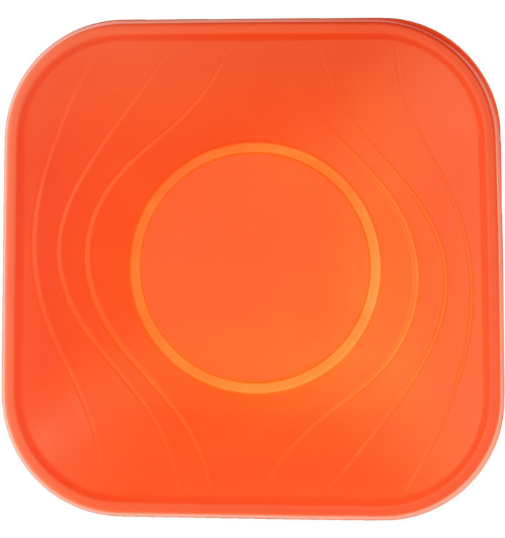 Miski Plastikowe PP Kwadratowi "X-Table" Orange 18x18cm (120 Sztuk) Miski Plastikowe PP Kwadratowi "X-Table" Orange 18x18cm (120 Sztuk)
