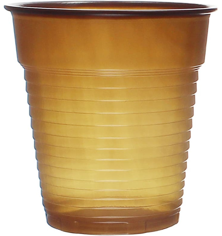Kubki Plastikowe PS Vending Brązowe 166ml Ø7,0cm (100 Sztuk) Kubki Plastikowe PS Vending Brązowe 166ml Ø7,0cm (100 Sztuk)