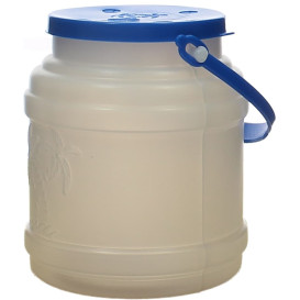 Carafe Przezroczysty z Uchwytami i Pokrywka do 500 ml (100 Sztuk)