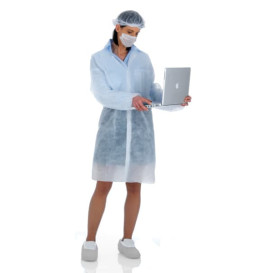 Zestaw Ochronny TNT 3 Sztuki + Maska Ochronna Białe (1 Kit)