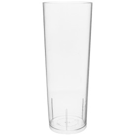 Szklanki Wysokie Plastikowe Szkło PS 300 ml (10 Sztuk)