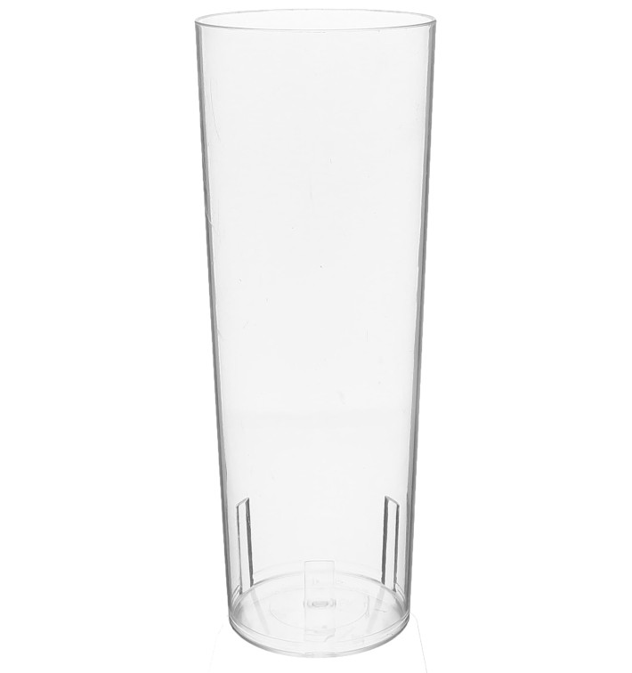 Szklanki Wysokie Plastikowe Szkło PS 330 ml (500 Sztuk) Szklanki Wysokie Plastikowe Szkło PS 330 ml (500 Sztuk)