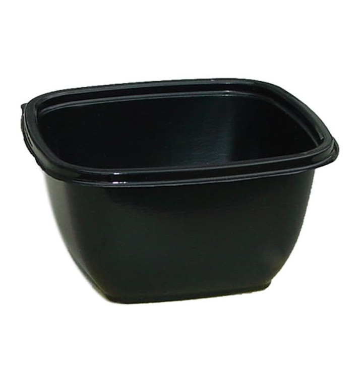 Miski Plastikowe Czarni PET 375ml 125x125x50mm (50 Sztuk) Miski Plastikowe Czarni PET 375ml 125x125x50mm (50 Sztuk)