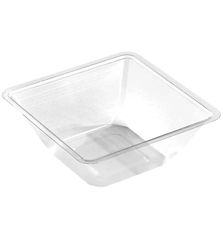 Miski mini Plastikowe PET Zamykane na Gorąco 175ml 90x90x40mm (50 Sztuk) Miski mini Plastikowe PET Zamykane na Gorąco 175ml 90x90x40mm (50 Sztuk)