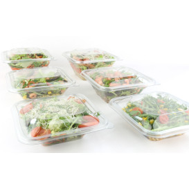 Miski mini Plastikowe PET Zamykane na Gorąco 175ml 90x90x40mm (600 Sztuk)