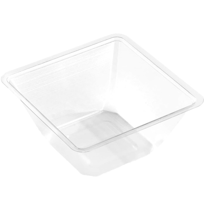 Miski mini Plastikowe PET Zamykane na Gorąco 250ml 90x90x60mm (50 Sztuk) Miski mini Plastikowe PET Zamykane na Gorąco 250ml 90x90x60mm (50 Sztuk)