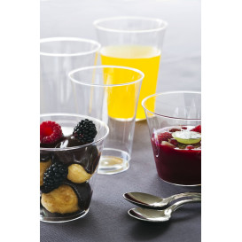Kubki Plastikowe PS Wtryskiwane Przezroczyste 200ml (25 Sztuk)